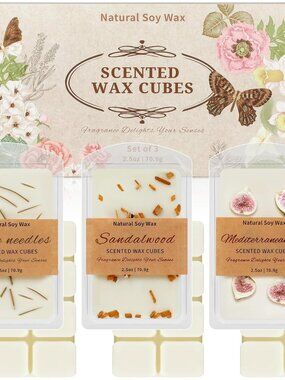 Wax Melts, Premium Wax with Essential Oil, Scented Wax Melts, Natural Dried Flow